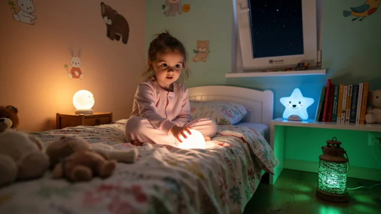 Comparaison de trois veilleuses pour apaiser les réveils nocturnes d’un enfant de 4 ans