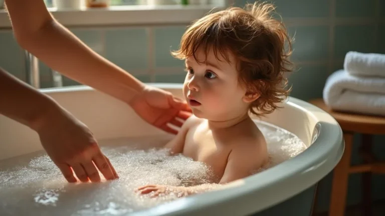 Le bain aux sels de magnésium à 3 ans ne remplace pas un vrai câlin calme