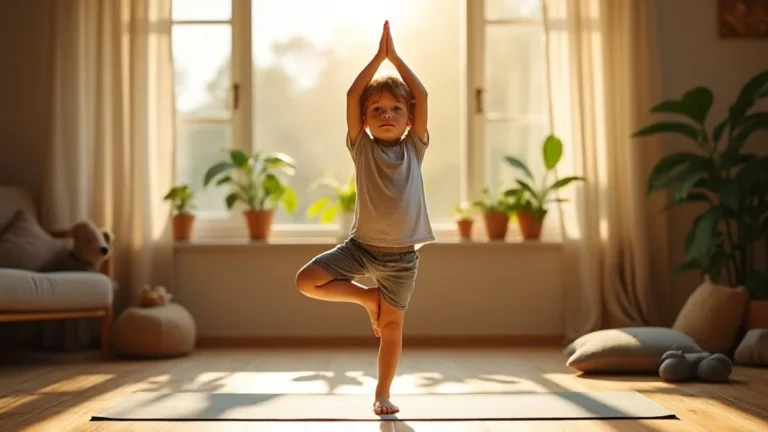 Le matin où mon fils de 3 ans a tenu la posture de l'arbre tout seul