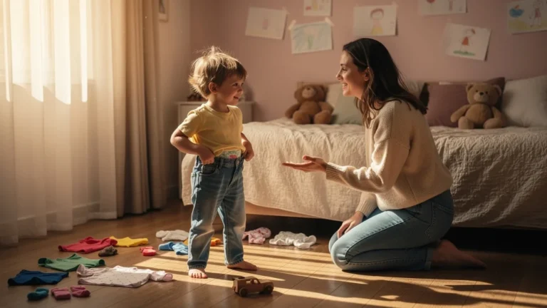 Le matin où mon fils s’est habillé seul refusant mon aide, moment d’indépendance et fierté intense