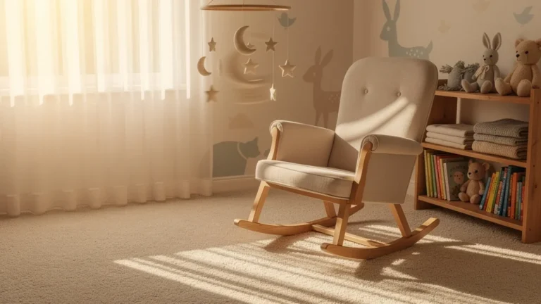 Mère allaitant son bébé de 2 mois dans une chambre paisible, rythme de tétée naturel et bien-être familial